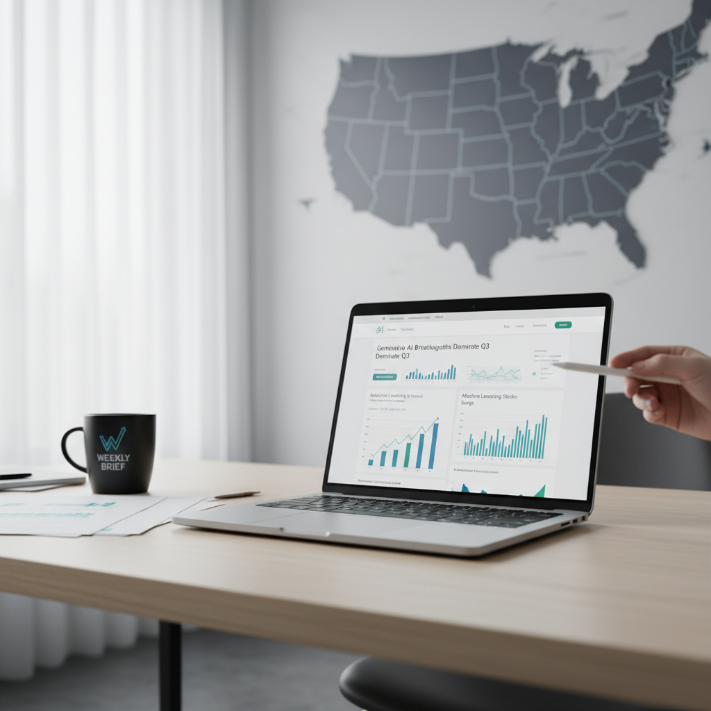 U.S. AI tech news weekly briefing with charts and headlines