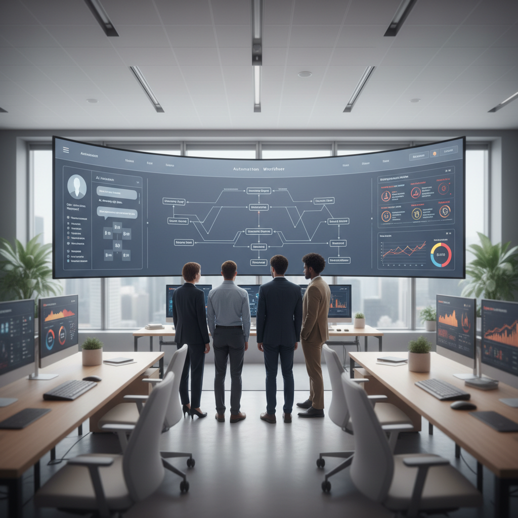 Business process automation and AI workflow in a modern U.S. operations team