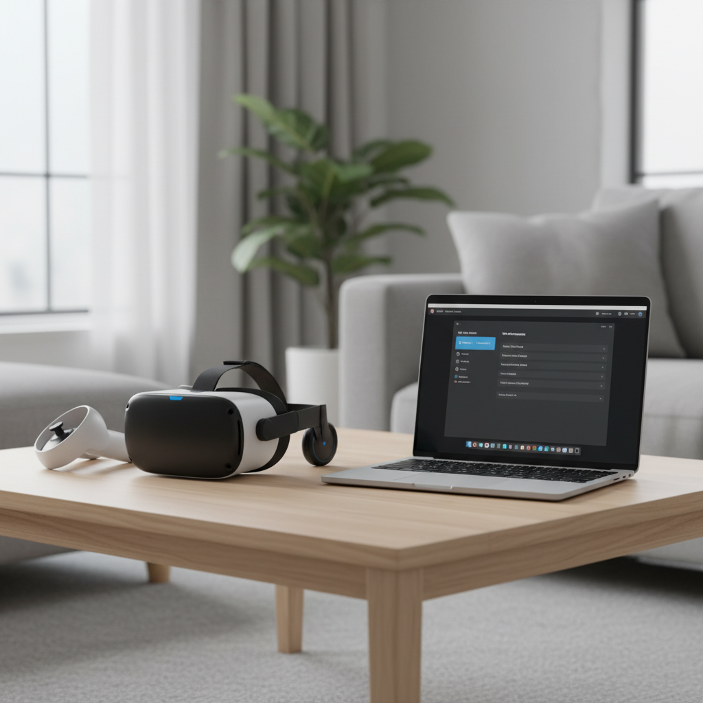 VR controller drift troubleshooting on a headset and controllers at home