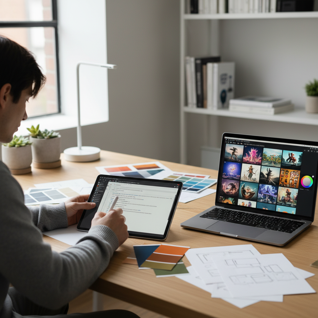 Midjourney prompt planning for art styles and composition