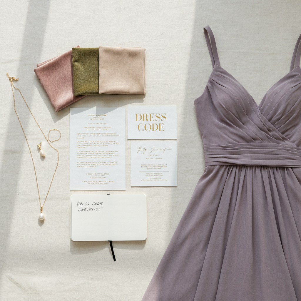 Wedding guest dress shopping and dress code checklist for 2026