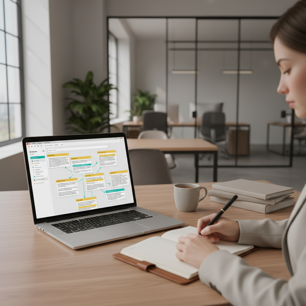 Perplexity AI research workflow with sources on screen