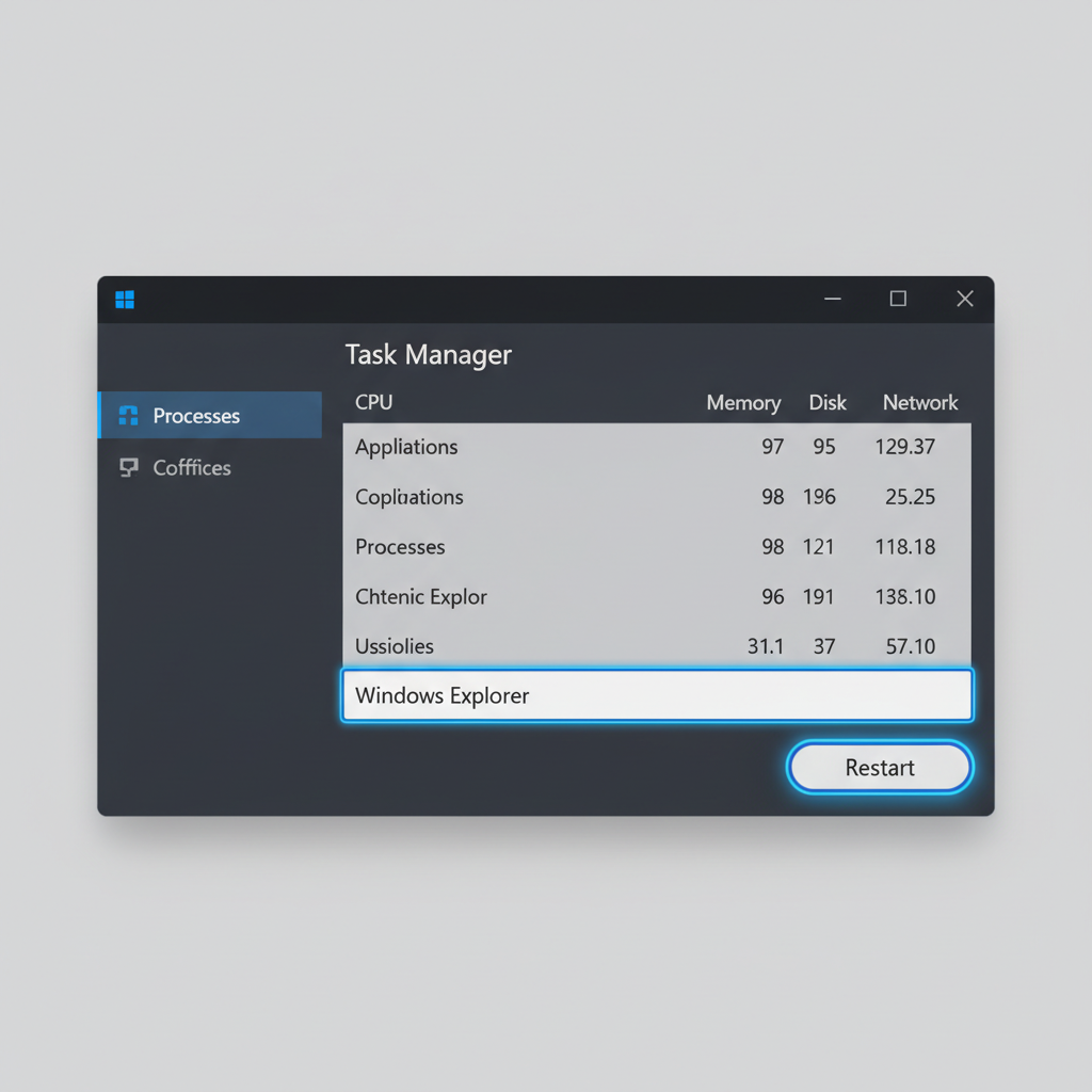 Task Manager restarting Windows Explorer to fix taskbar auto-hide issues