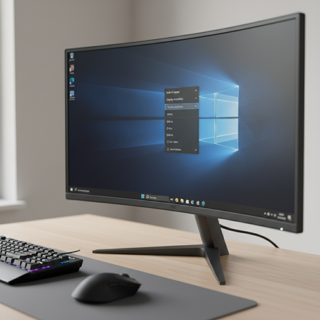 Windows display settings showing 144Hz refresh rate selection for a gaming monitor