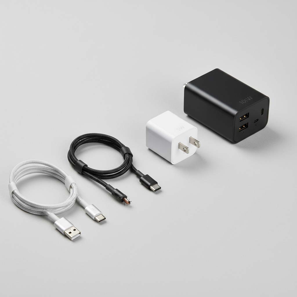 Comparing USB-C charging cables and wall adapters for fast charging