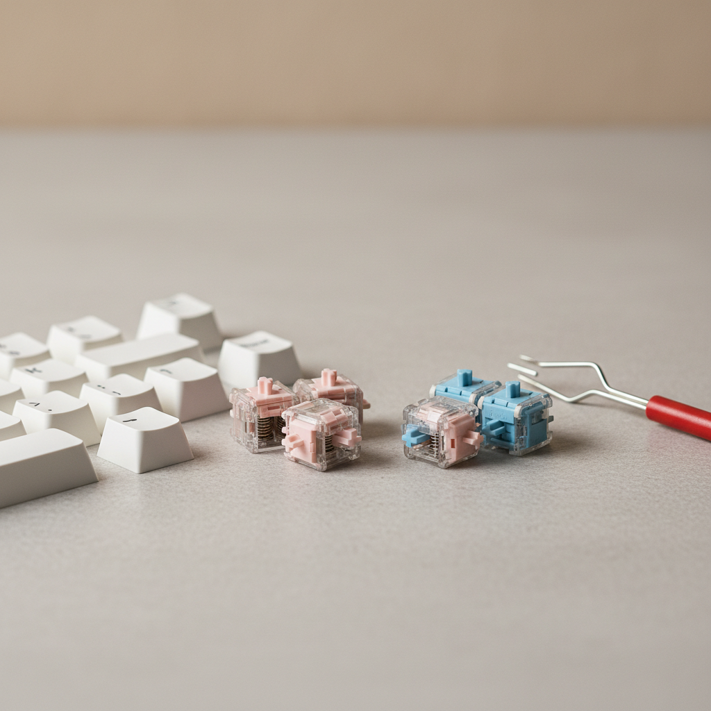 Mechanical keyboard switch types for silent budget keyboards