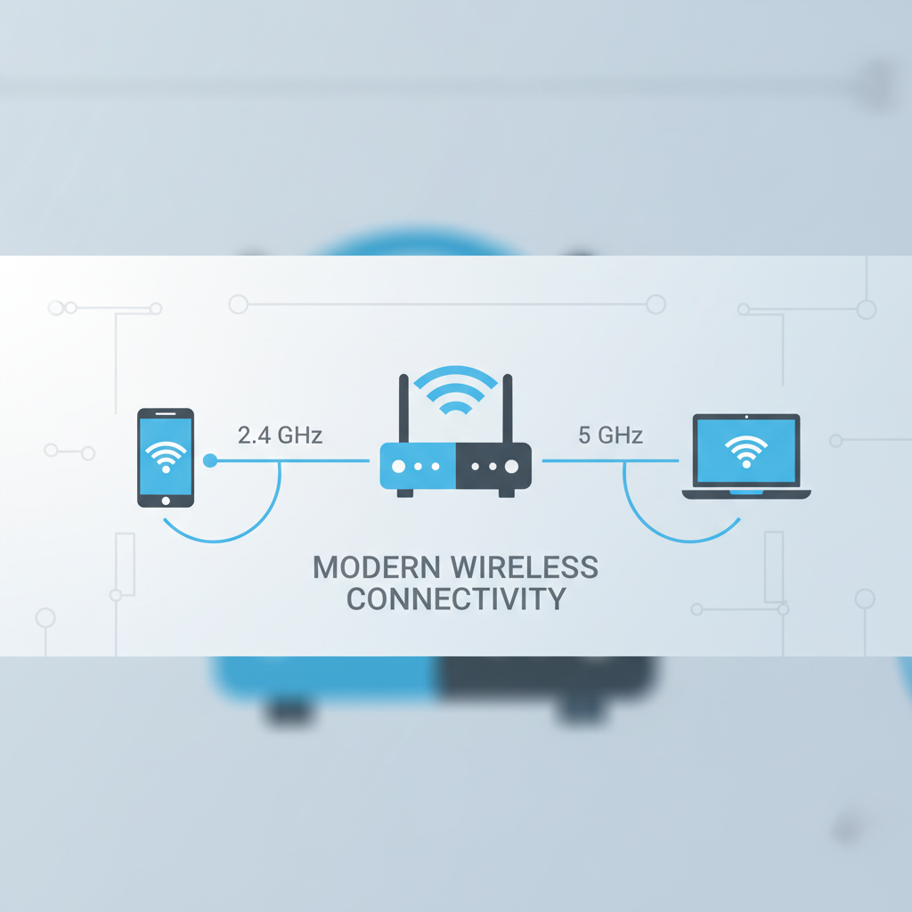 Comparing WiFi frequency bands and device connections