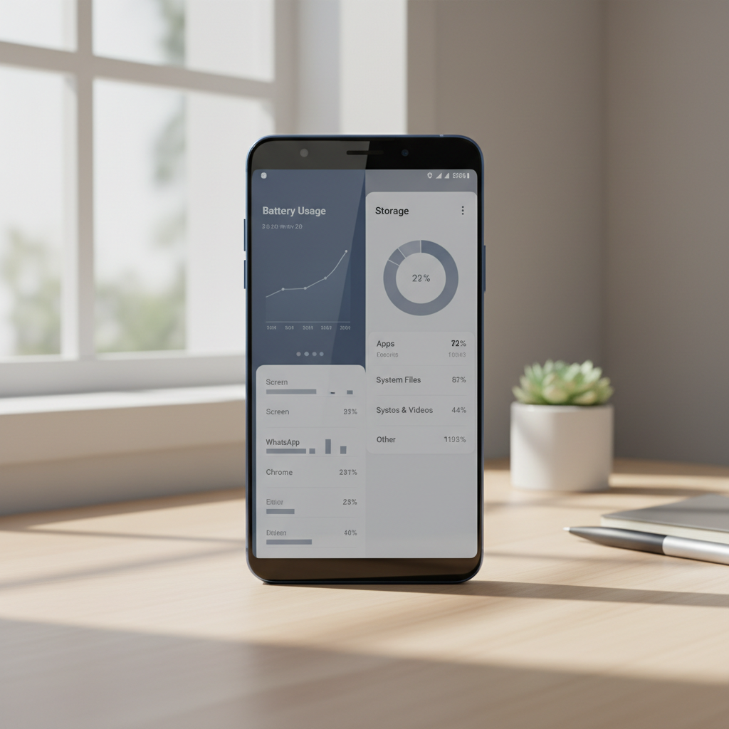 Android phone battery and storage settings used to evaluate bloatware impact