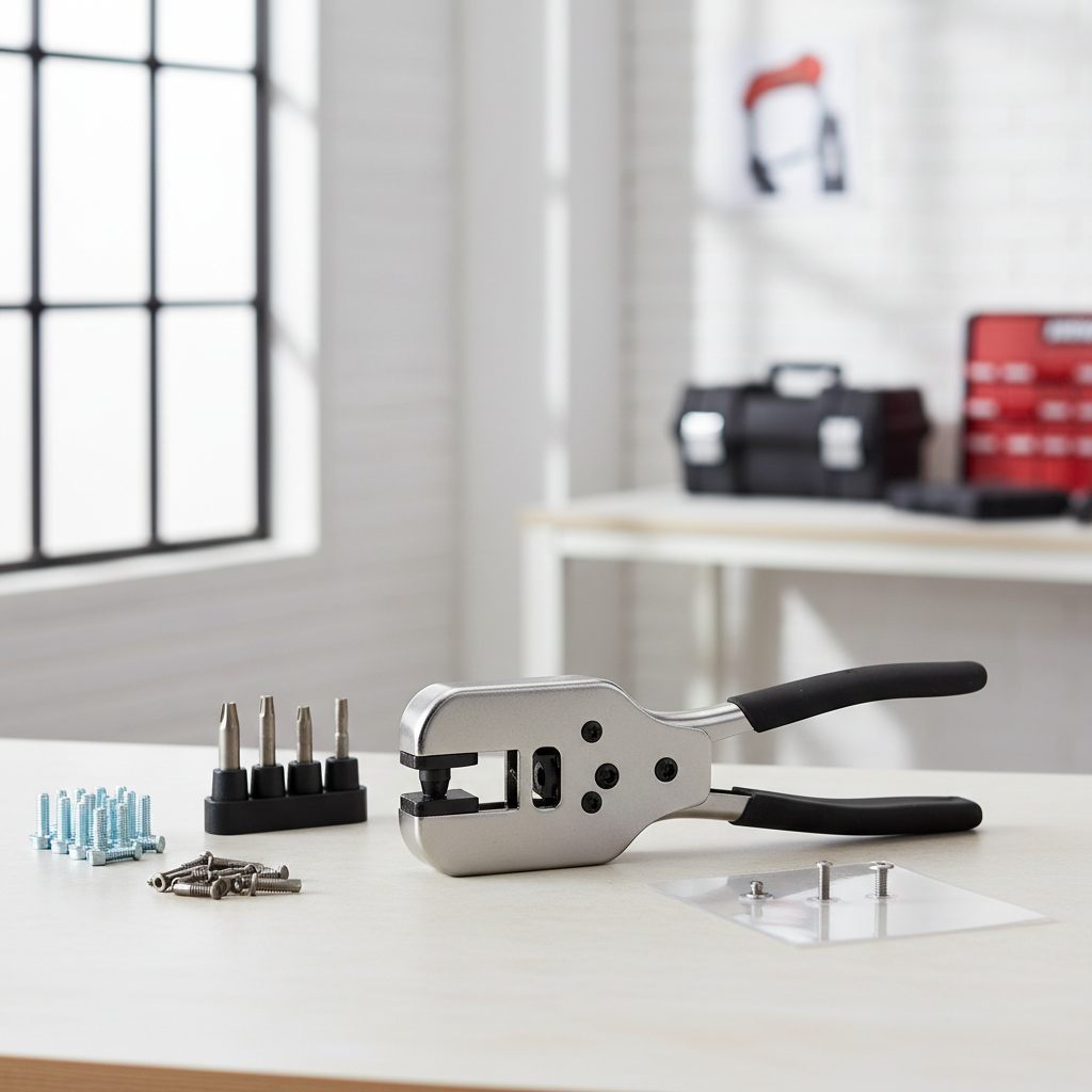 Hand riveter and rivet sizes for metal and plastic projects