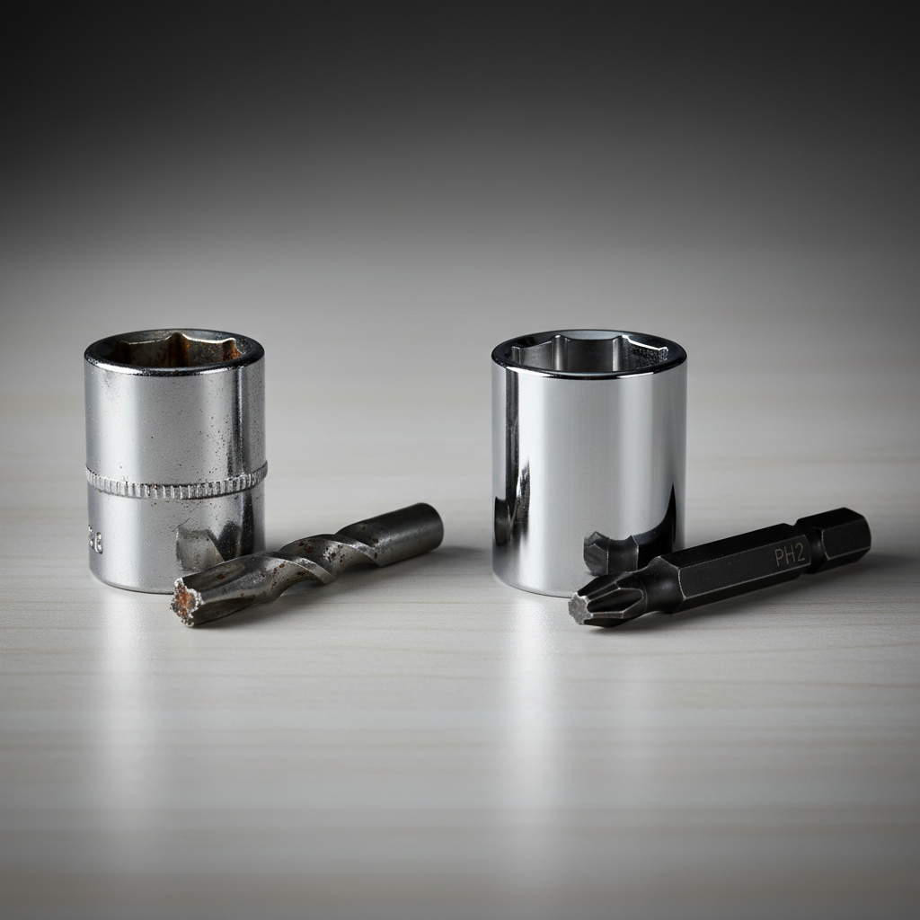 Comparing low-quality vs high-quality sockets and bits