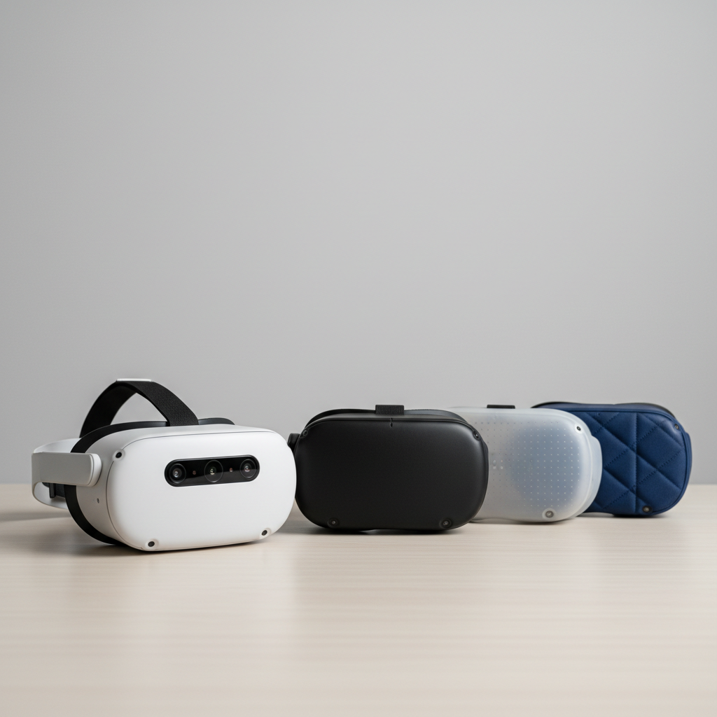 Quest 3 face interface and replacement VR face cover materials comparison