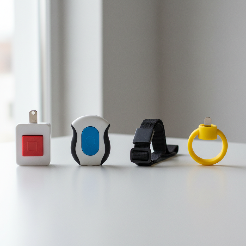 Different dog training clicker styles shown side by side