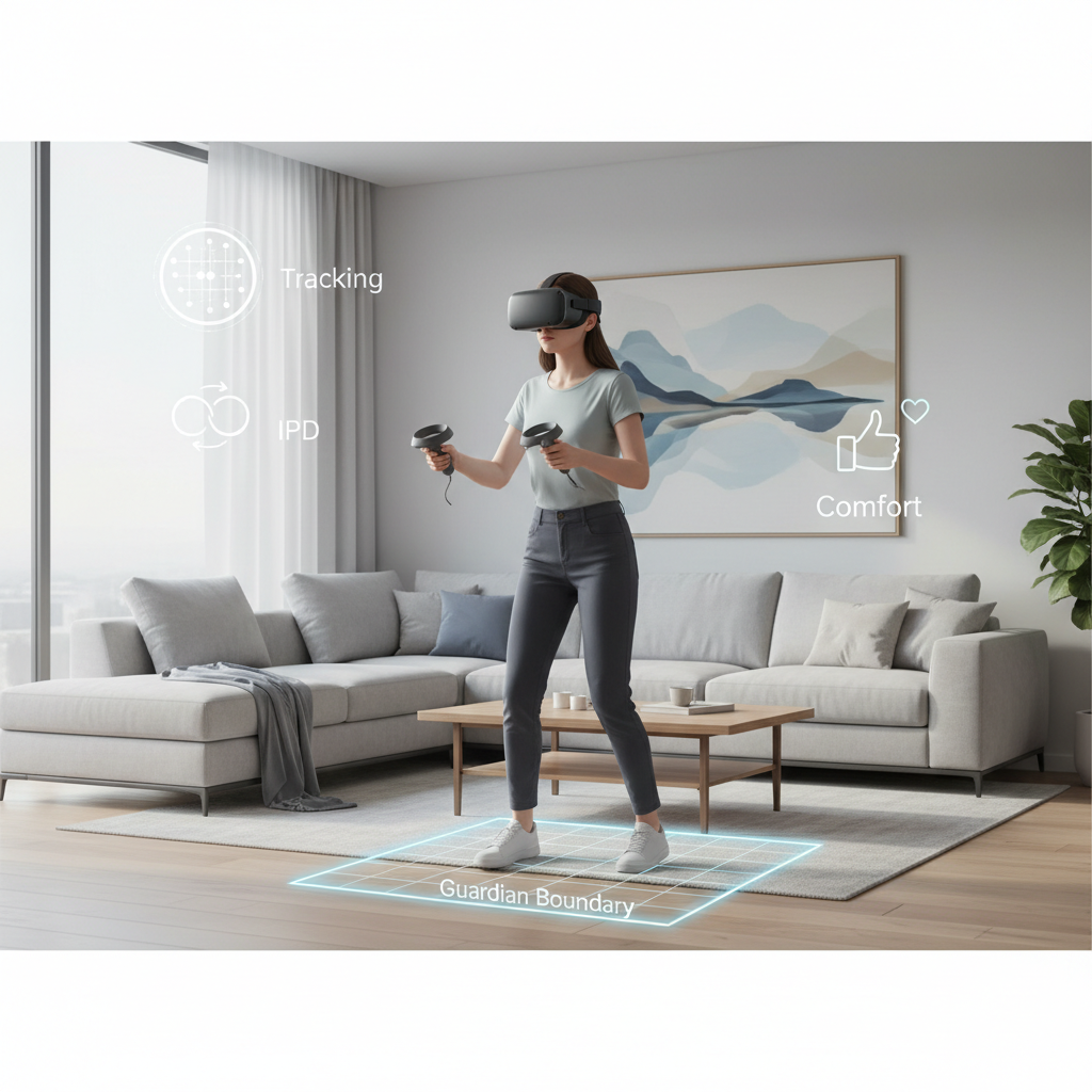 Bonelab VR setup checklist for comfort and tracking