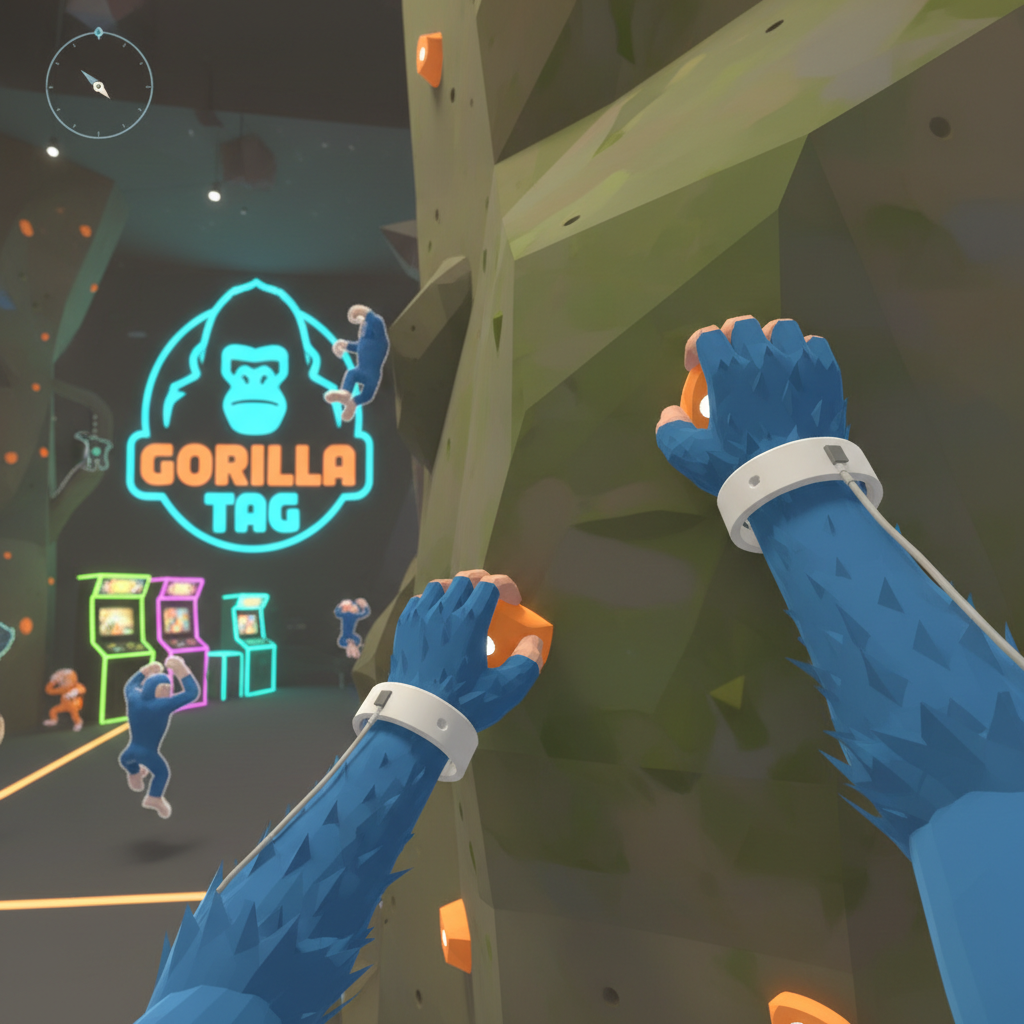 Gorilla Tag movement basics: wall climbing and clean hand placement