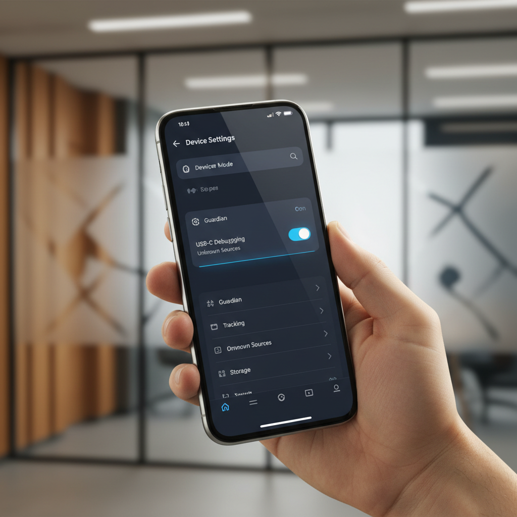 Developer Mode toggle inside Meta Quest app device settings for Quest 3