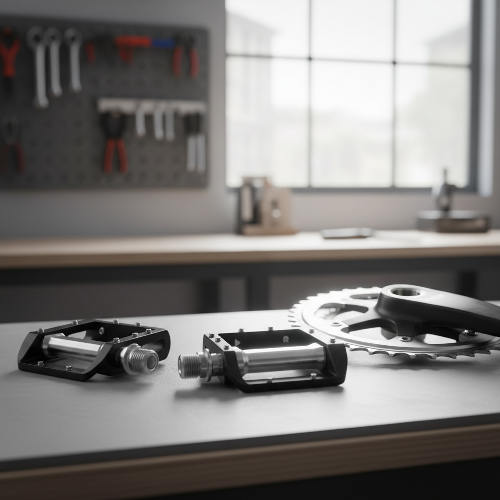 Bike pedal threads and left vs right pedal identification