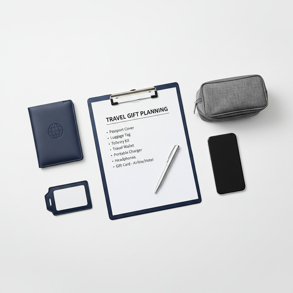 Travel gift decision checklist with budget and travel habits