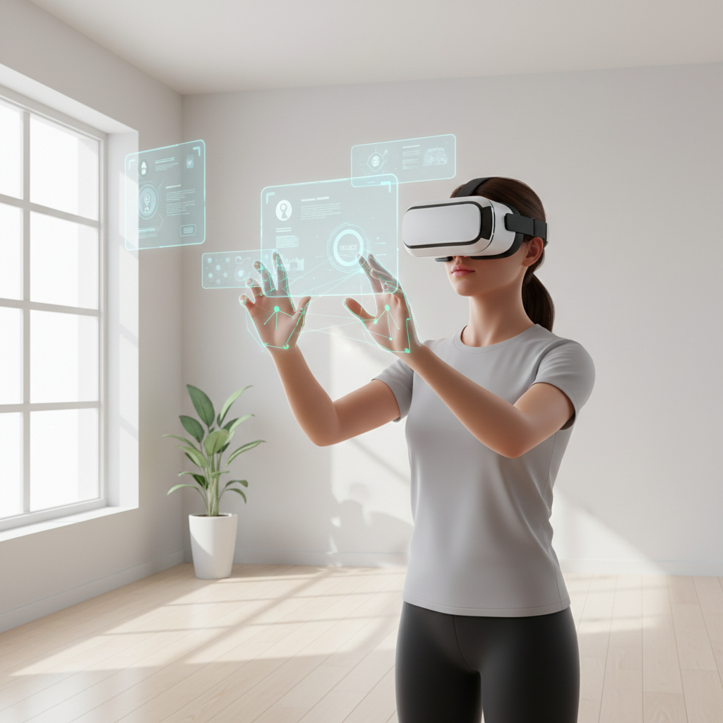 Hand tracking in VR for menu navigation and casual gameplay gestures