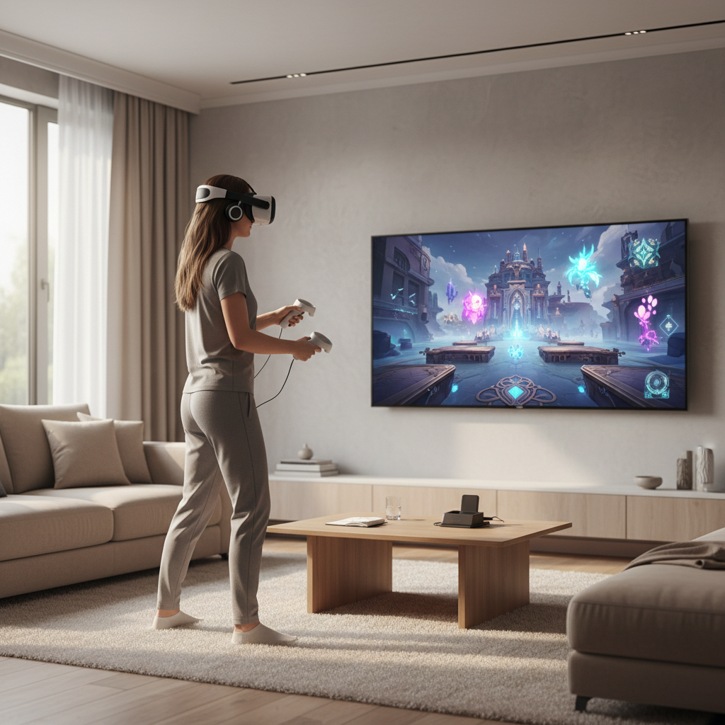 VR anime gaming setup with popular headsets and anime-inspired environments