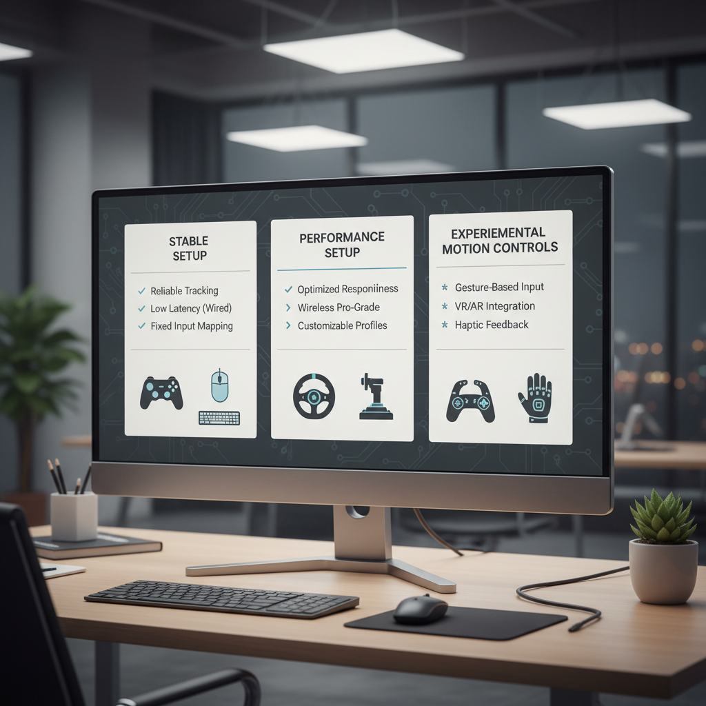 Comparison table concept for GTA 5 VR setup paths: stability, performance, motion controls