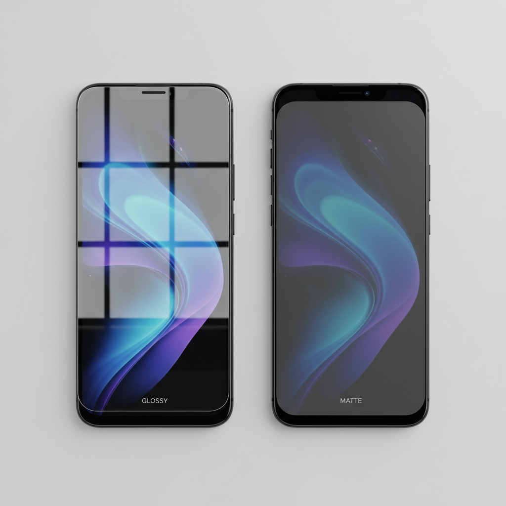 Comparison of tempered glass vs film screen protectors on smartphones