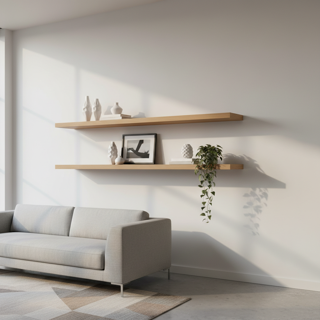 Diy Floating Shelves Easy Step by Step Tutorial