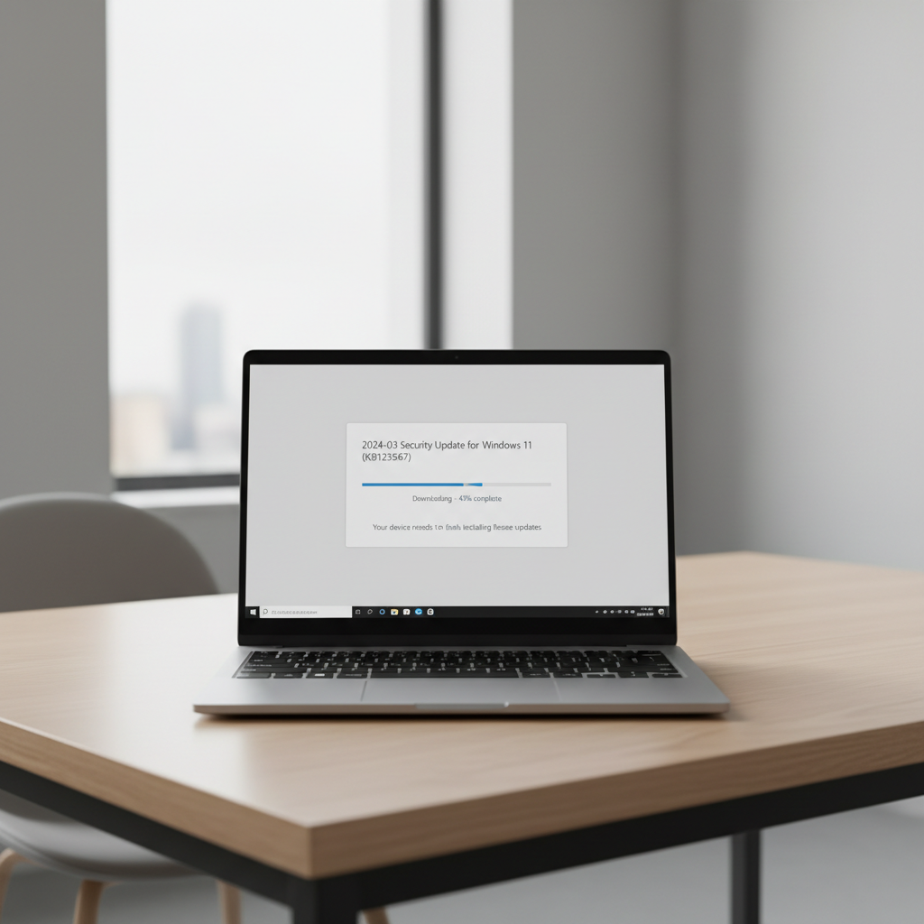 Windows Settings update screen used to fix antivirus scan failures