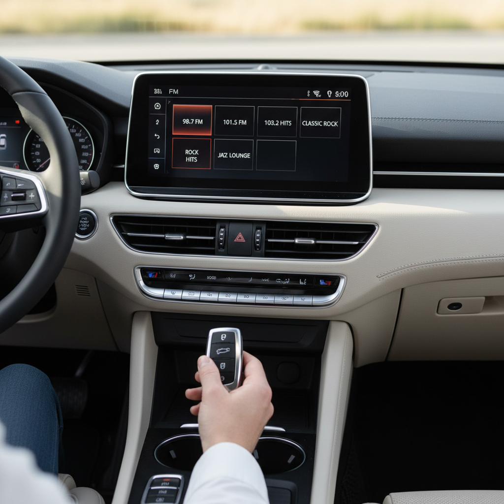 Checking radio presets and dashboard lights after battery replacement
