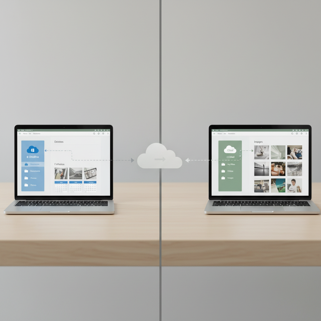Windows and macOS photo backup sources like OneDrive and iCloud for SD card recovery