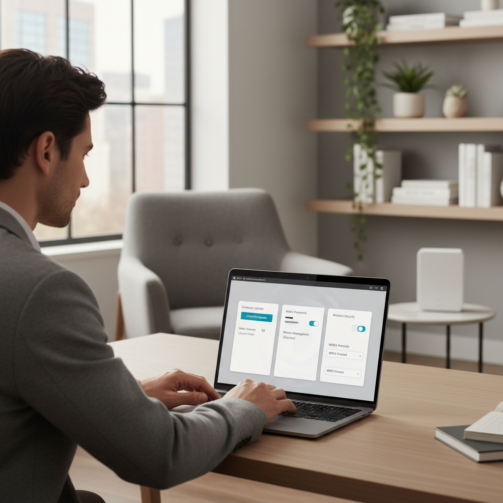Router admin security settings for VPN setup