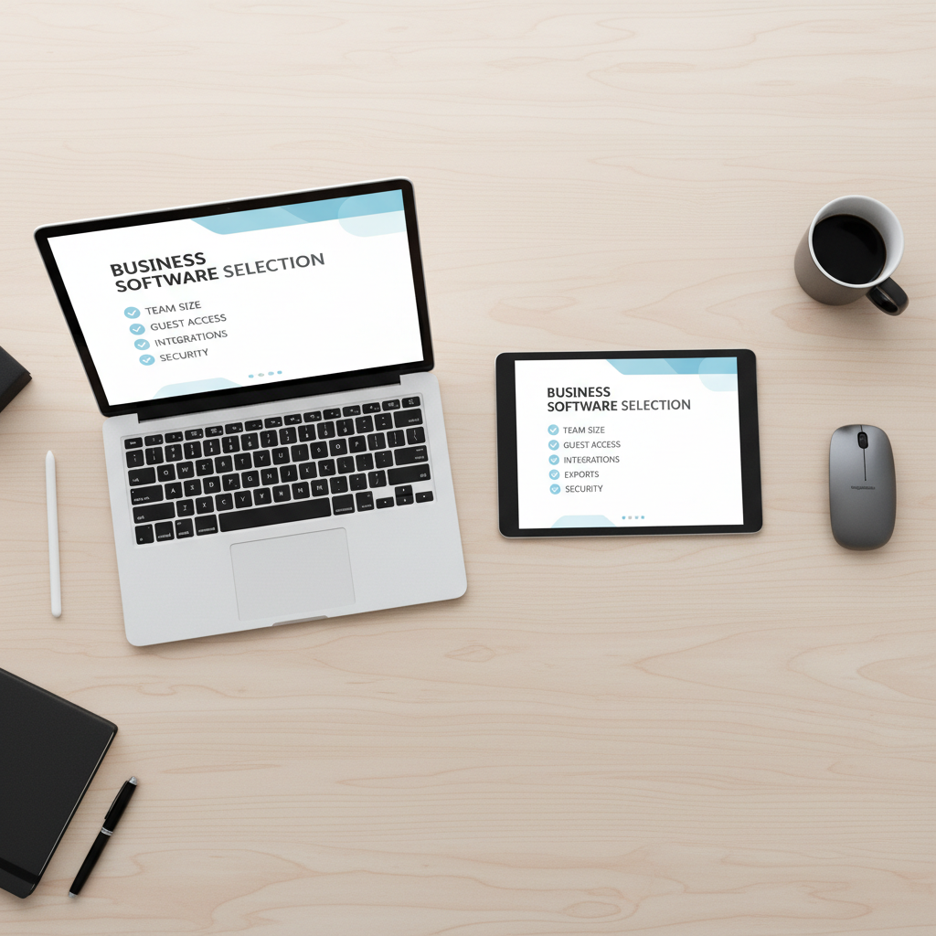 Decision checklist for selecting a free online whiteboard for teamwork