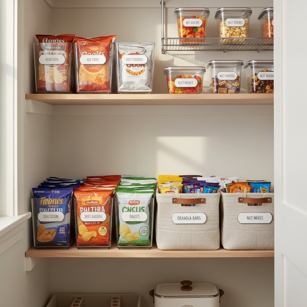 How to Organize Pantry Snacks for Easy Access
