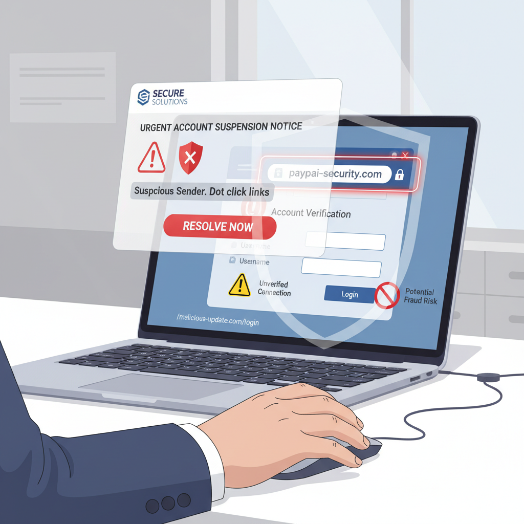 Phishing warning signs when securing social media accounts from hackers