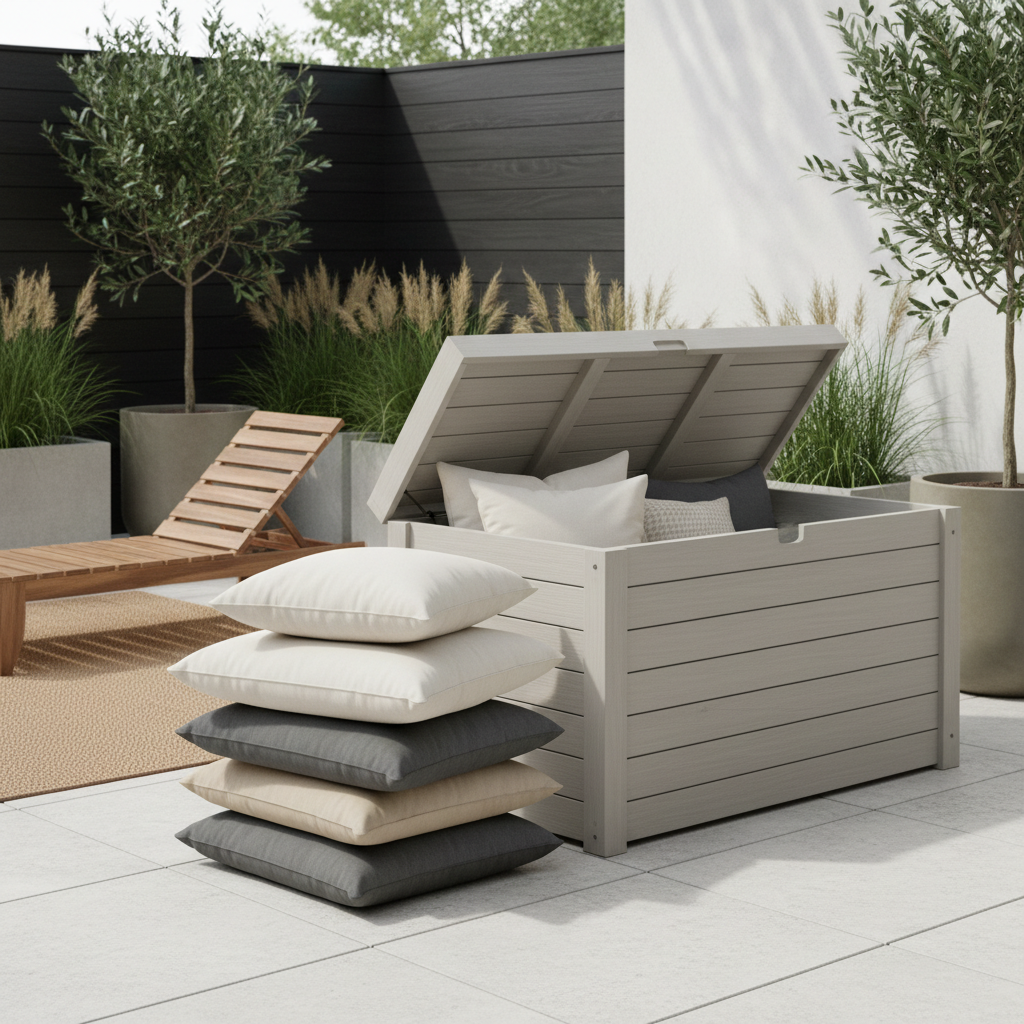 How to Organize Outdoor Cushions in Storage Box