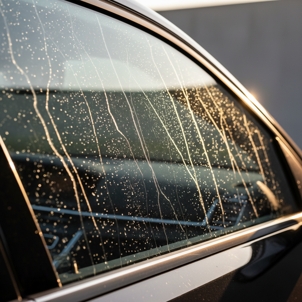 How to Remove Car Window Rain Water Marks