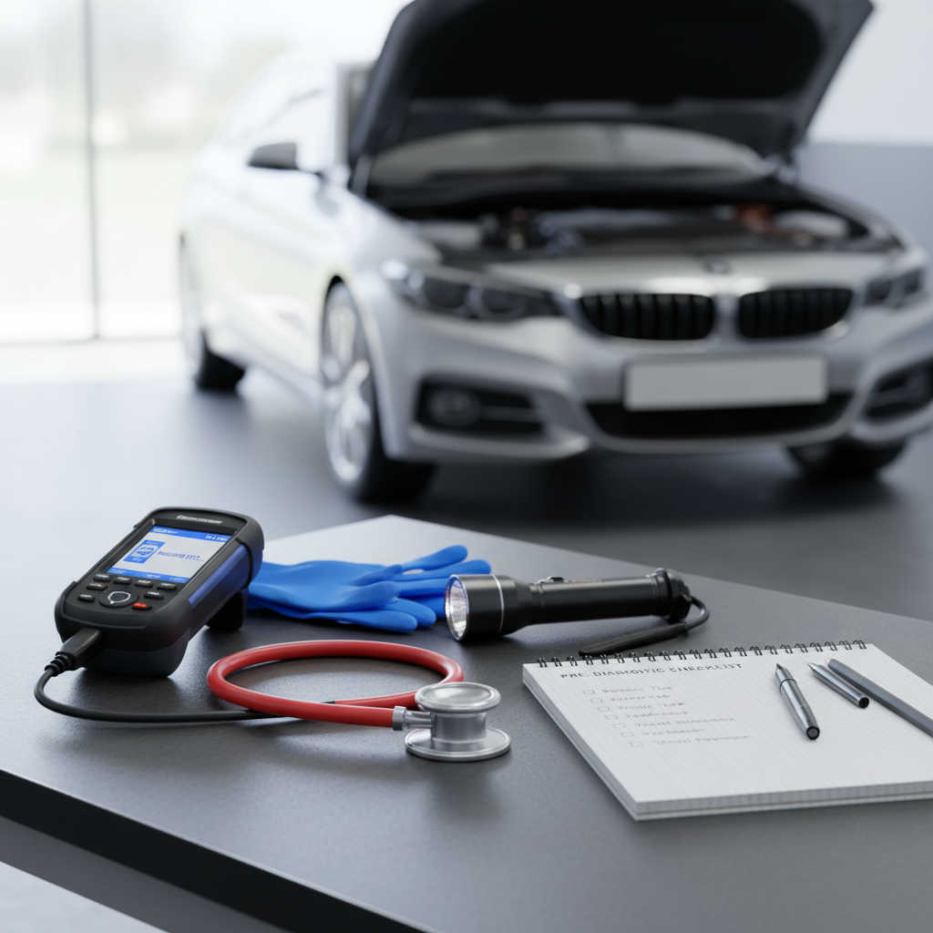 DIY checklist for diagnosing ticking noise at idle with basic tools