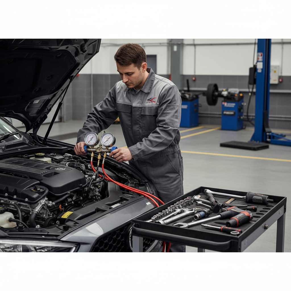 Engine leak-down test setup for diagnosing oil burning and piston ring wear