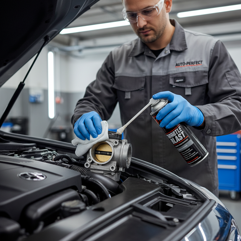 Cleaning a throttle body to fix stalling when coming to a stop