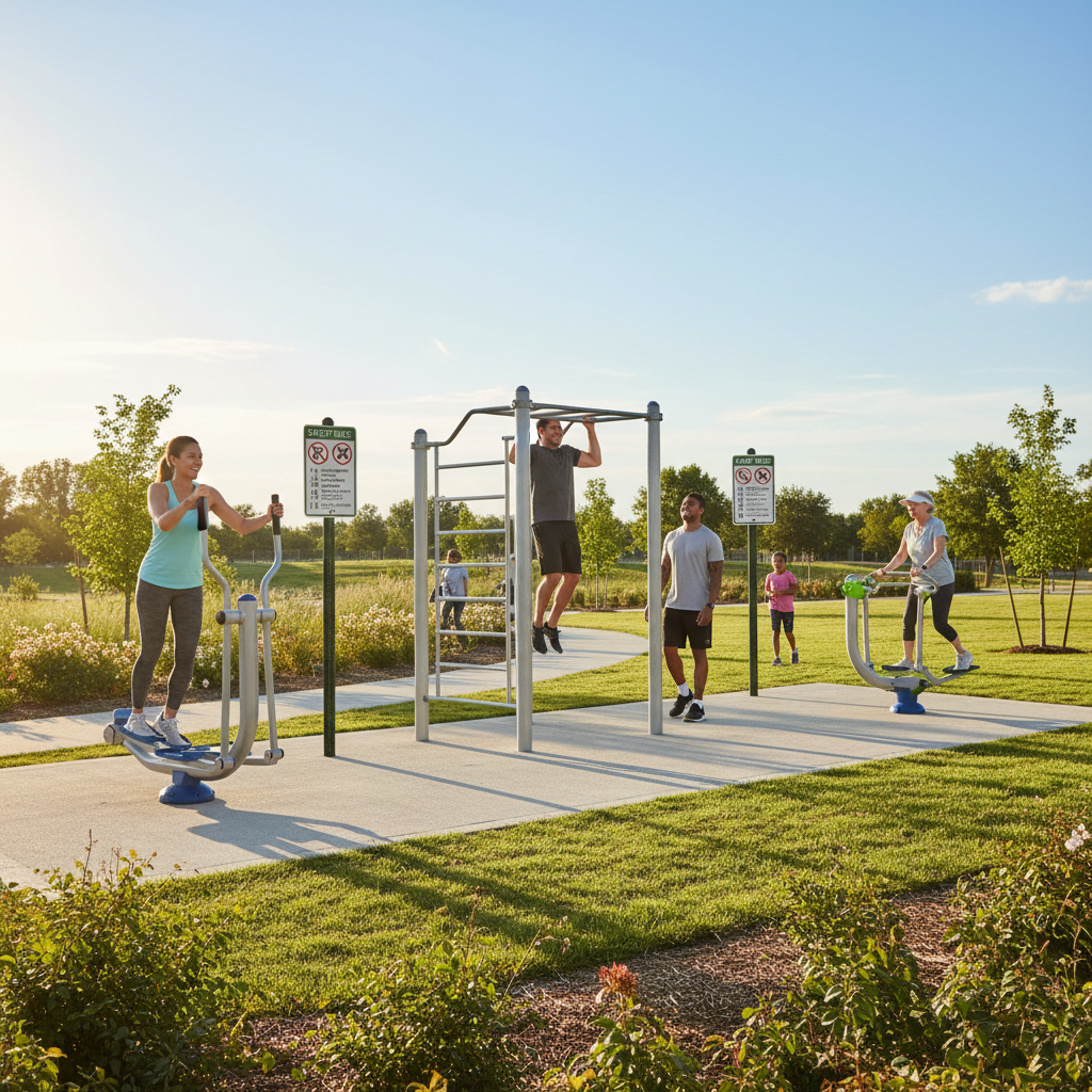 Outdoor Fitness Equipment for Parks