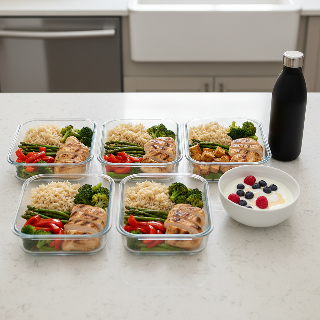Bodybuilding basics nutrition: high-protein meals and simple meal prep