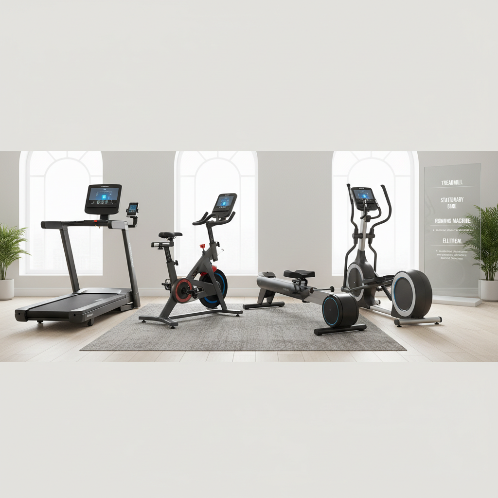 Comparison of treadmill bike rower and elliptical for home cardio