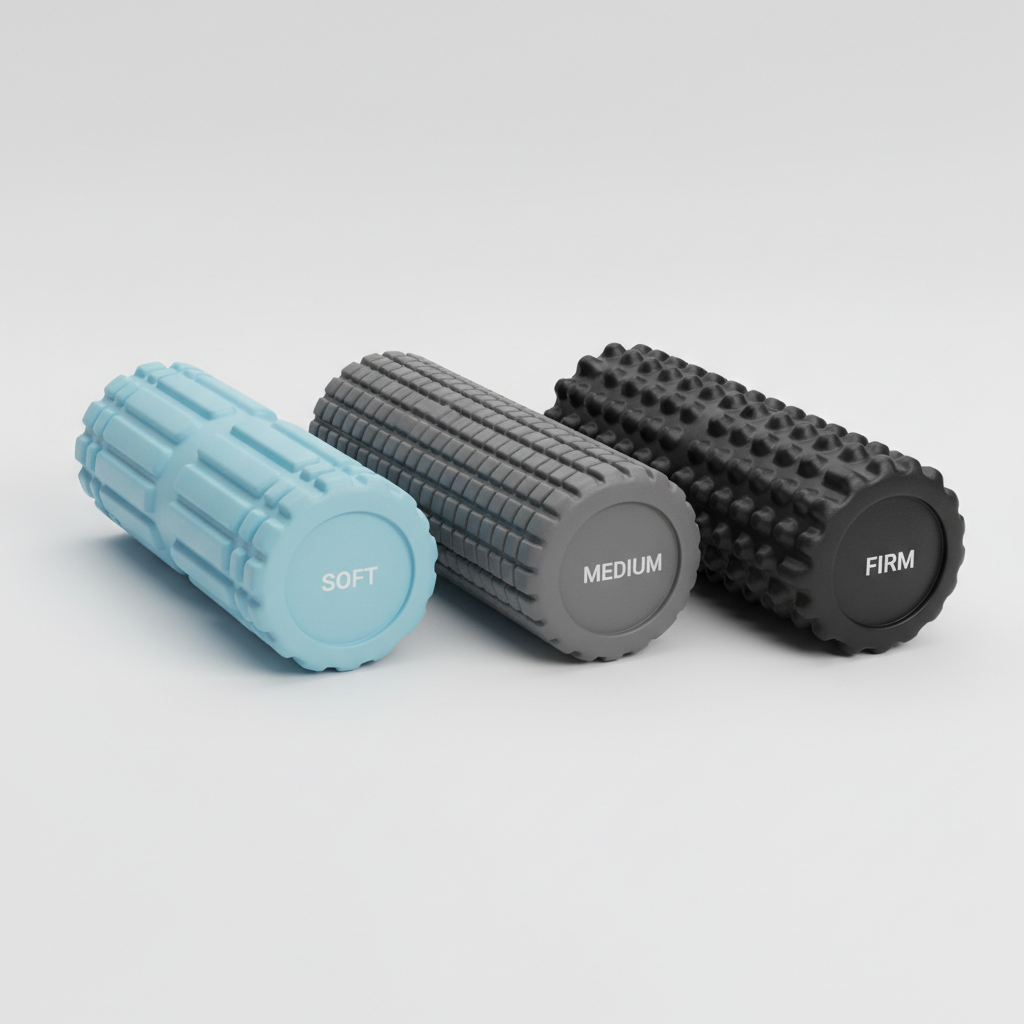 Foam roller density comparison: soft vs medium vs firm