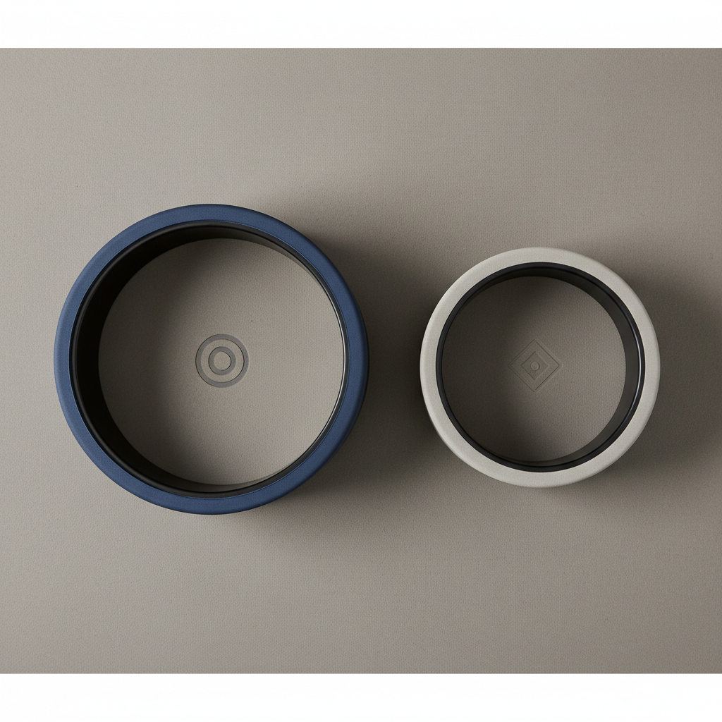 Comparison of yoga wheel sizes and padding for deep stretching