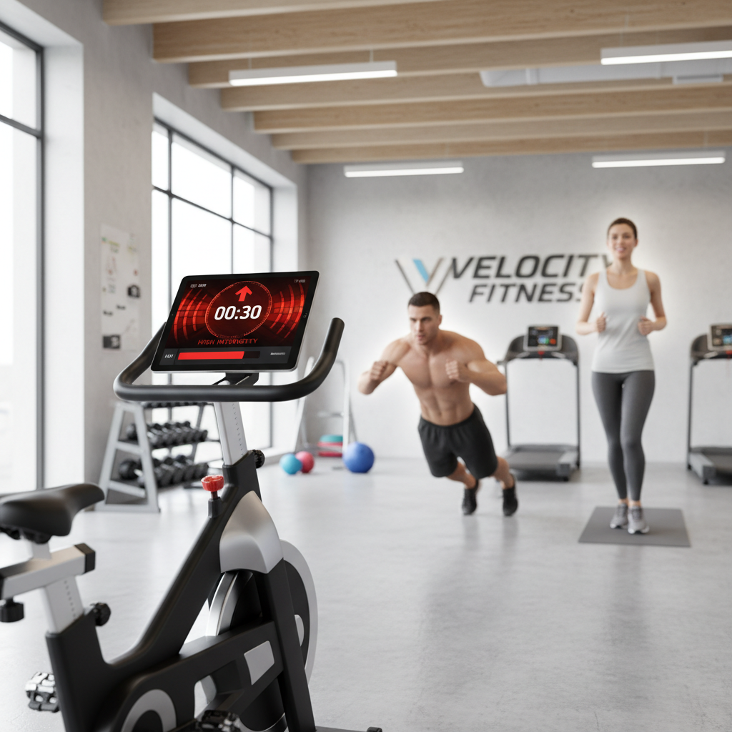 Comparison of HIIT and moderate interval training on a stationary bike