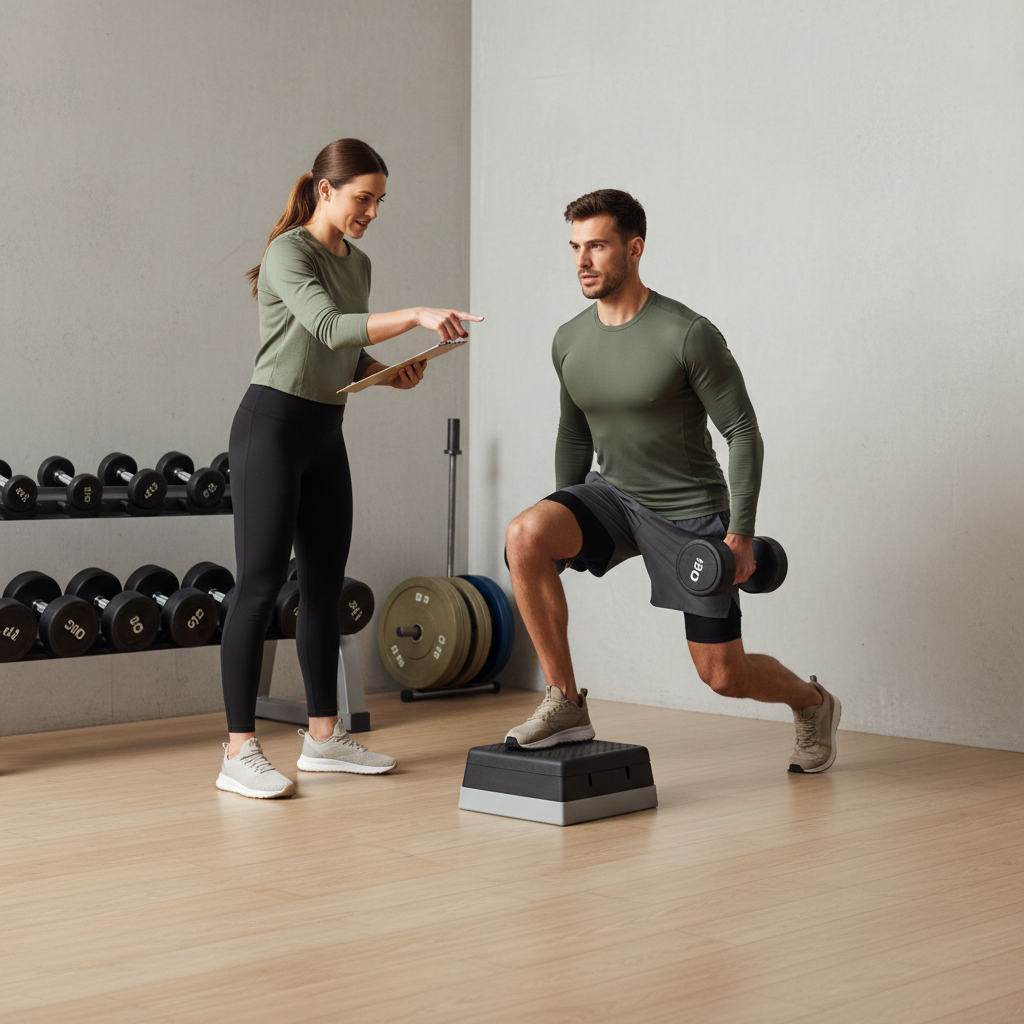 Strength training for runners focusing on calves and hips for running injury prevention