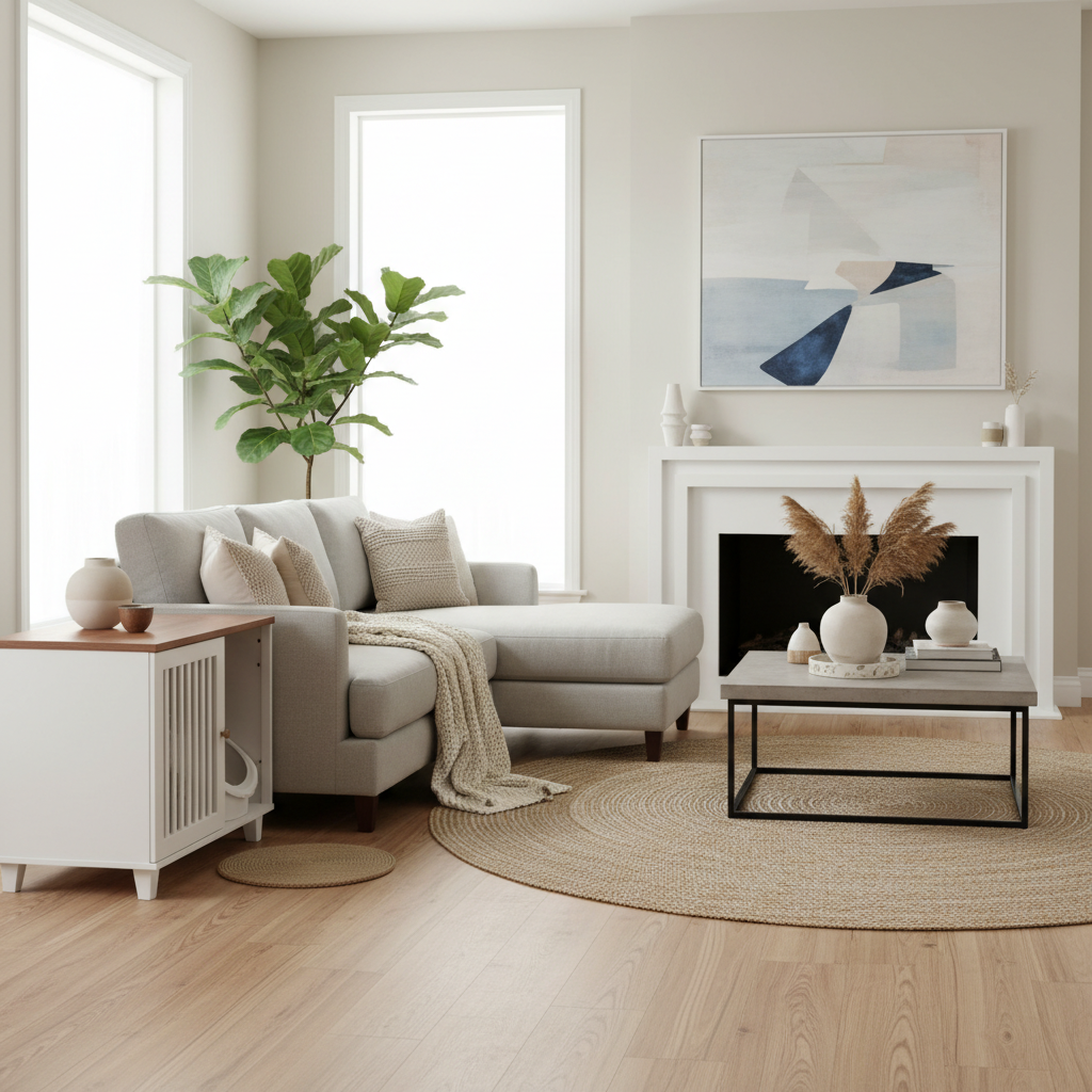 Cat Litter Box Enclosure Furniture Style