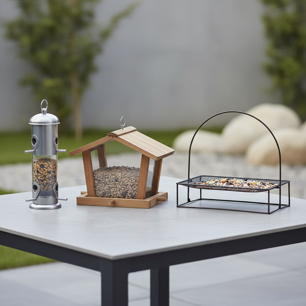 Comparison of tube, hopper, and tray bird feeders for reducing seed spill