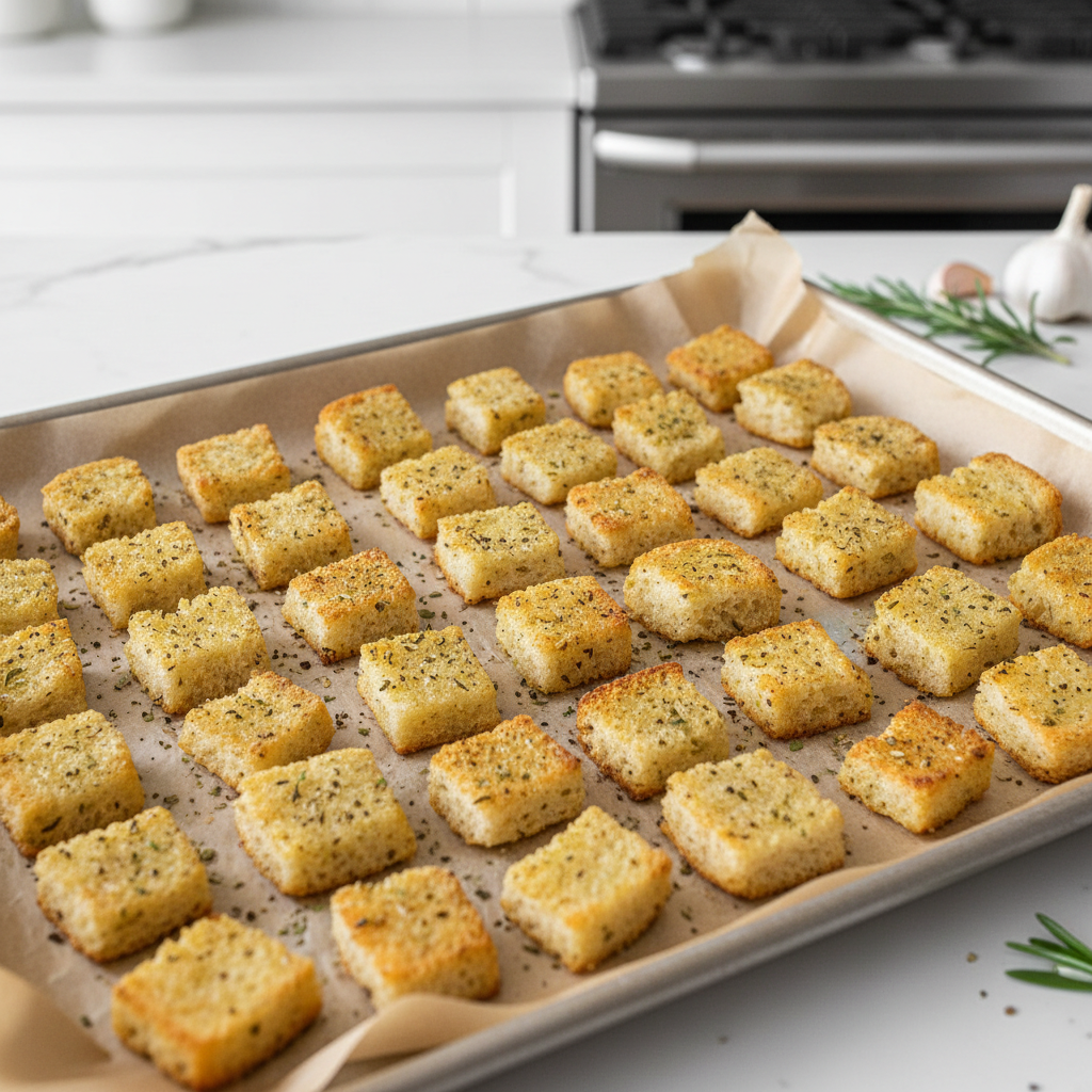 Easy Homemade Croutons Recipe Oven