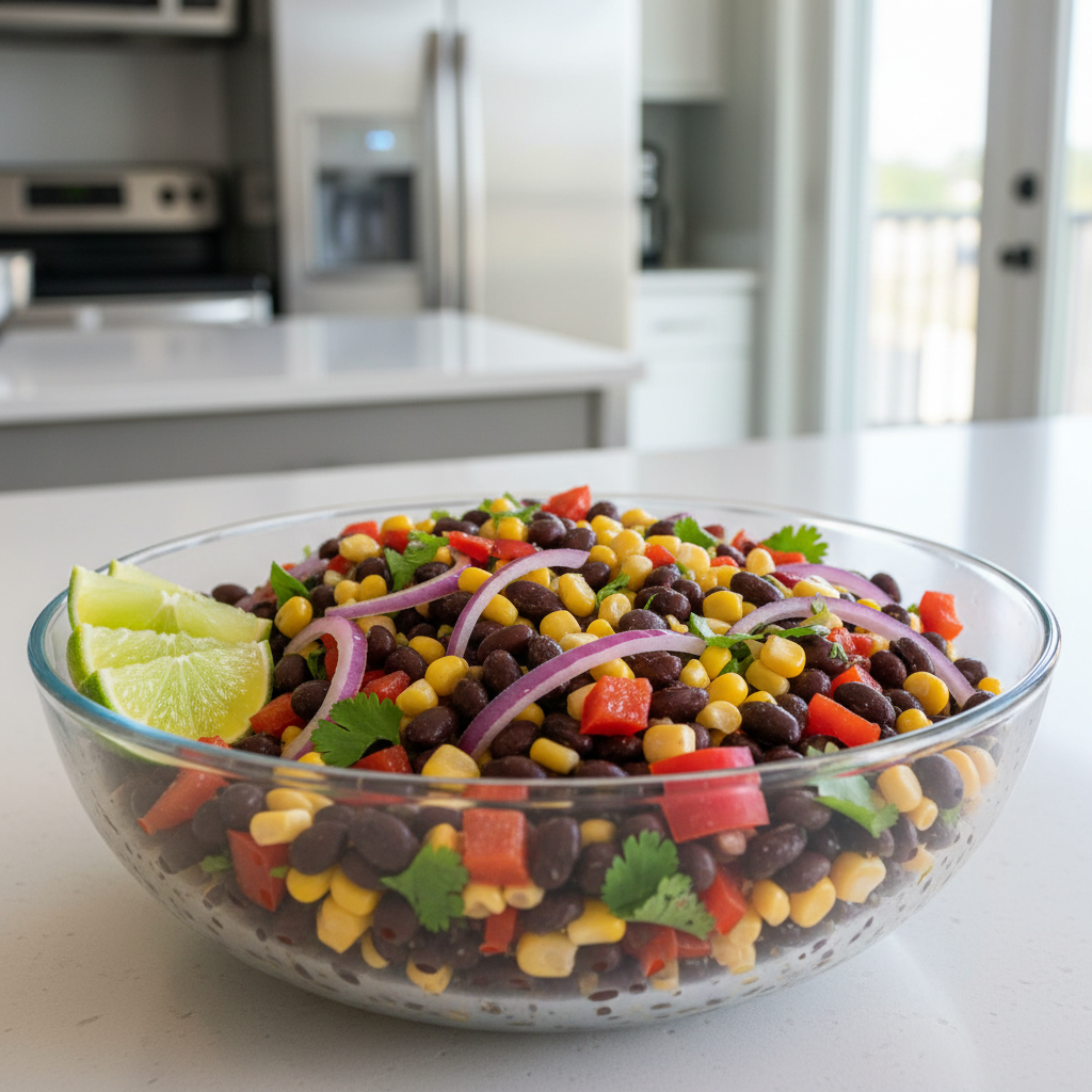 Easy Black Bean Salad Recipe Corn