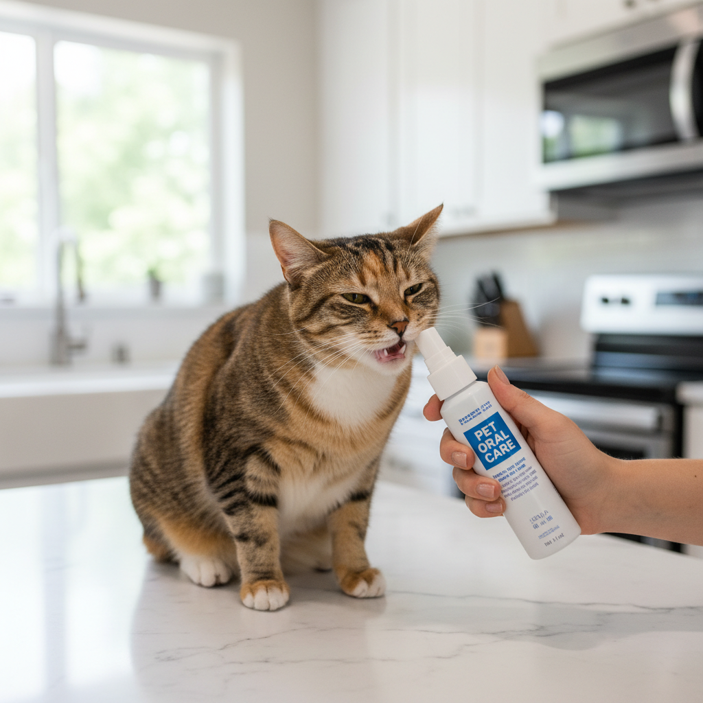 Cat Dental Spray for Bad Breath & Plaque